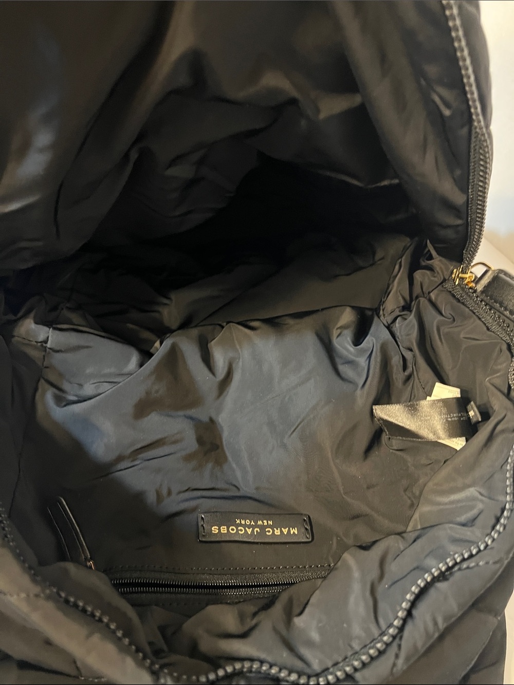 Marc Jacobs Black Quilted Backpack - Picture 9 of 15